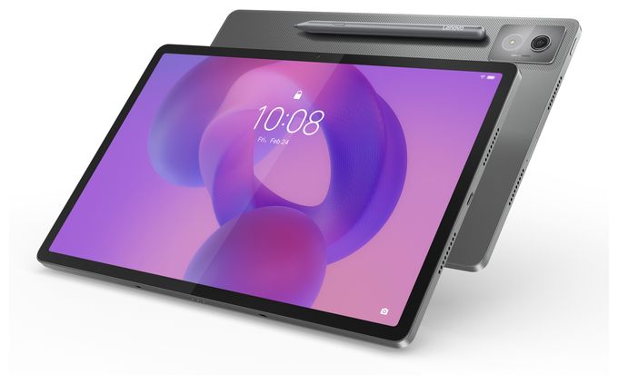 128 GB Tablet 32,3 cm (12.7 Zoll) Android 13 MP (Luna Grey) Idea Tab Pro inkl. Stift & Moto Buds 