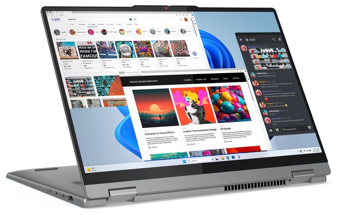 WUXGA Notebook 40,6 cm (16 Zoll) 1920 x 1200 Pixel 1 TB SSD Windows 11 Home AMD Ryzen 5 max. 5 GHz  IdeaPad 5 2-in-1 16AHP9 (Grau) 
