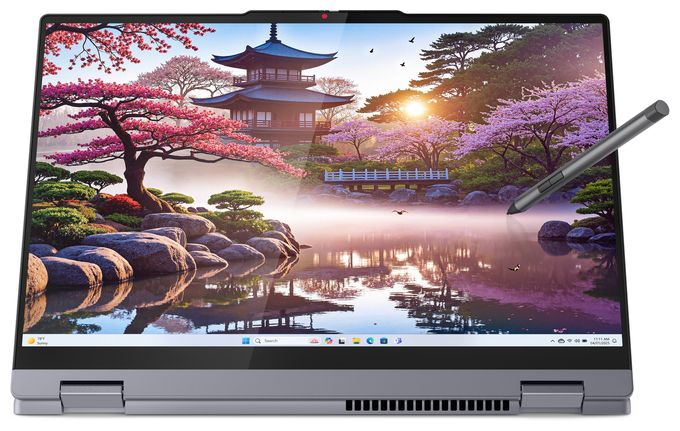WUXGA Notebook 40,6 cm (16 Zoll) 1920 x 1200 Pixel 512 GB SSD Windows 11 Home AMD Ryzen 5 max. 4,8 GHz  IdeaPad 5 2-in-1 16AKP10 Copilot+ (Grau) 