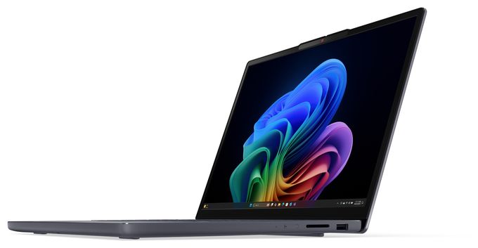 WUXGA Notebook 38,9 cm (15.3 Zoll) 1920 x 1200 Pixel 1 TB SSD Windows 11 Home Qualcomm Snapdragon max. 3 GHz  IdeaPad Slim 3 15Q8X10 Copilot+ (Grau) 
