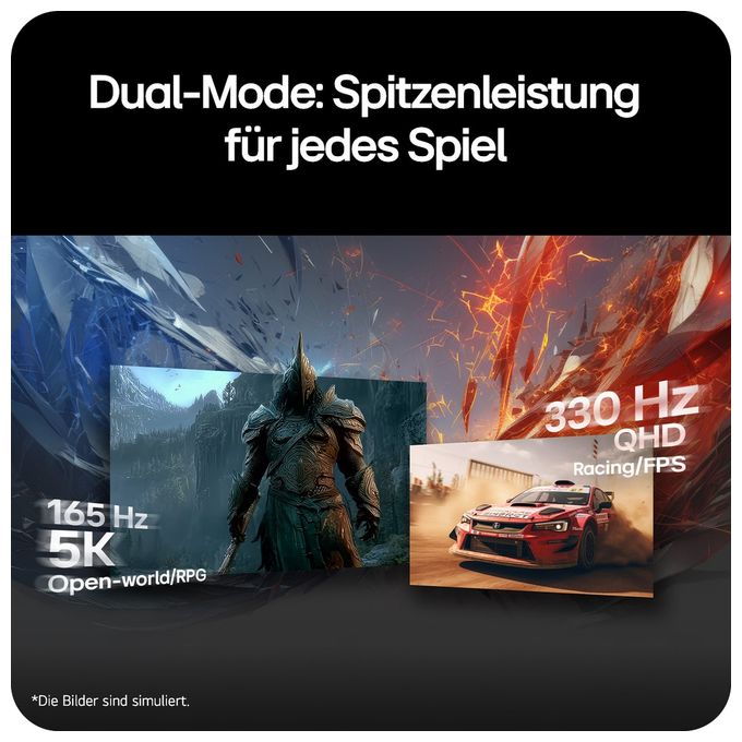 Monitor 68,6 cm (27 Zoll) 16:9 1 ms 750 cd/m²  27GM950B-B.AEU (Schwarz) 