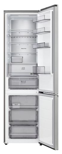 262 l / 113 l Kühl-Gefrierkombi freistehend NoFrost 175 kWh Jahr  GBBS524CPY (Silber) 