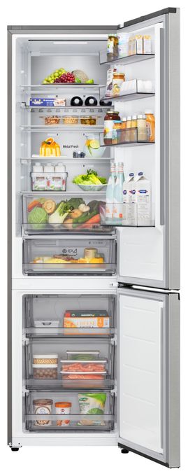 262 l / 113 l Kühl-Gefrierkombi freistehend NoFrost 175 kWh Jahr  GBBS525CPY (Silber) 