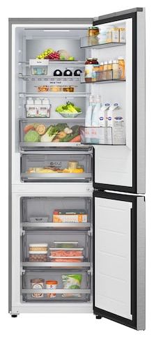 220 l / 113 l Kühl-Gefrierkombi freistehend NoFrost 108 kWh Jahr  GBBS716AMB (Metallisch) 