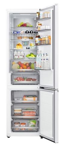262 l / 113 l Kühl-Gefrierkombi freistehend NoFrost 112 kWh Jahr  GBBS726ASW (Weiß) 
