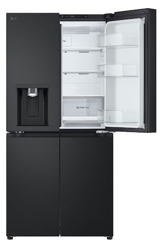 Side-by-Side Kühl-/ Gefrierkombination 286 l / 220 l 314 kWh NoFrost 1787 mm x 835 mm  GML861EPPE (Schwarz) 