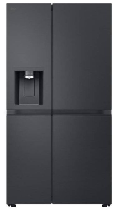 Side-by-Side Kühl-/ Gefrierkombination 407 l / 221 l 224 kWh NoFrost 1790 mm x 913 mm  GSLE91EVAC (Schwarz) 