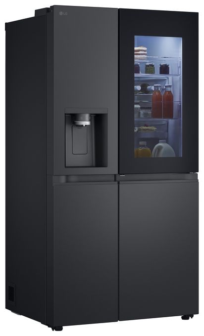 Side-by-Side Kühl-/ Gefrierkombination 407 l / 221 l 276 kWh NoFrost 1790 mm x 913 mm  GSXE90EVDD (Schwarz) 