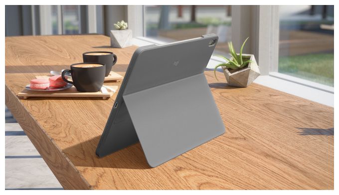 für Apple iPad Air 13-inch (M2) bis 33 cm (13") (Oxford Grey) Combo Touch 