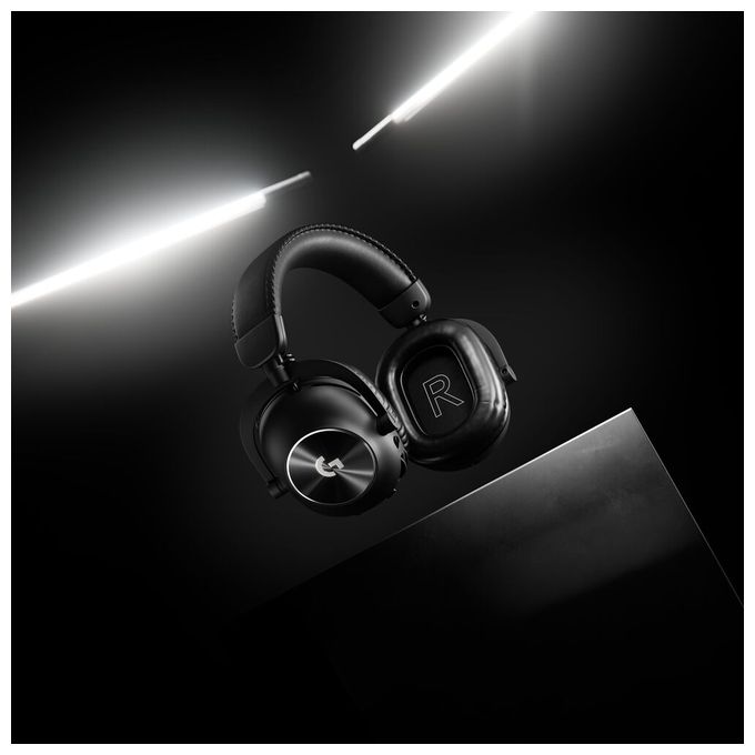 Over Ear Bluetooth Kopfhörer kabelgebunden&kabellos 50 h Laufzeit  Pro X Wireless 2 Headset + Stand (Schwarz) 