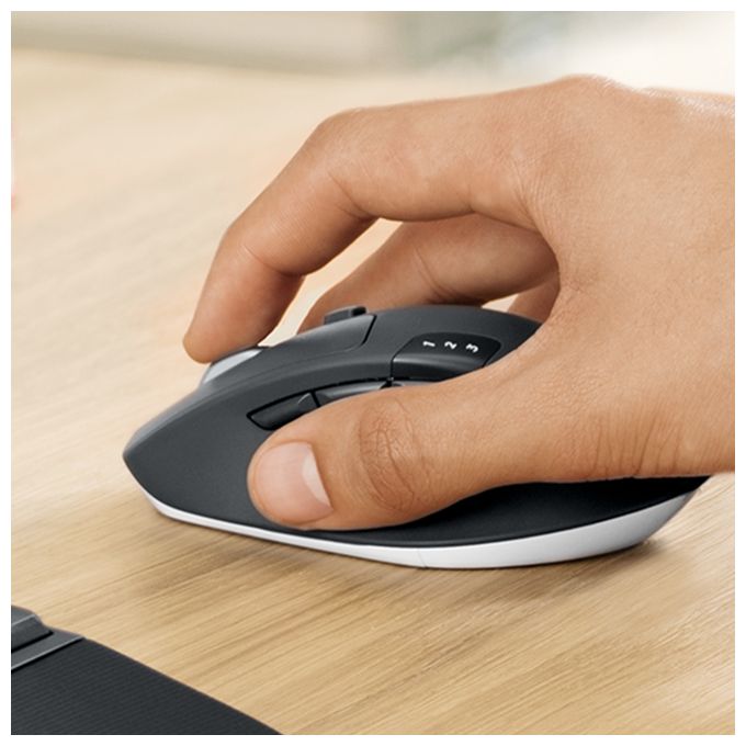 Universal Tastatur RF Wireless + Bluetooth 2.4 GHz  MK850 (Schwarz) 