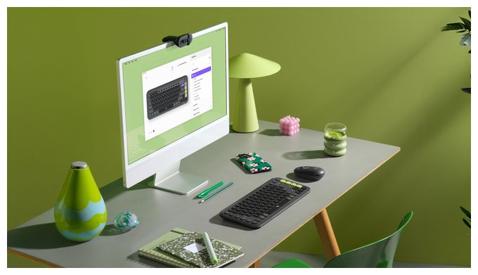Universal Tastatur Bluetooth  POP Icon Keys (Graphit) 