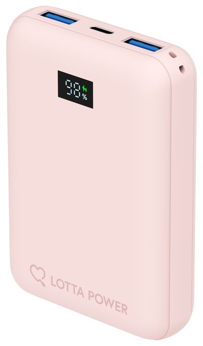 10000 mAh Powerbank USB Typ-C  Mini (Rose) 