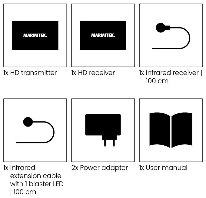 MegaView 91 - HDMI-Extender Ethernet - 100-120 m - Infrarot-Rückführung 