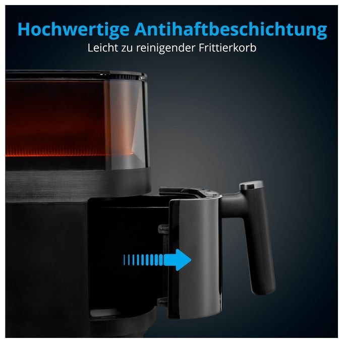 Heißluftfritteuse 5 l 1500 W  Life X10 XL MD11780 (Schwarz) 