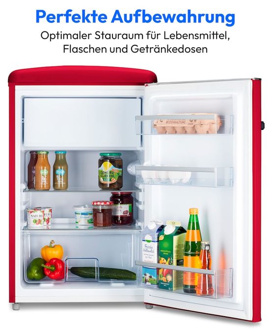 108 l / 95 l Kühlschrank freistehend EEK: D 110 kWh Jahr  MD37790 (Rot) 