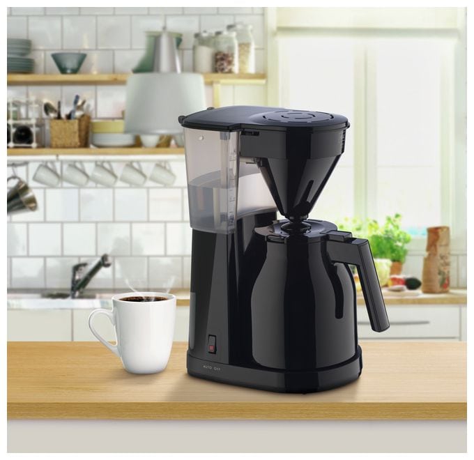 8 Tassen Thermo Filterkaffeemaschine  1023-06  Easy II Therm (Schwarz) 