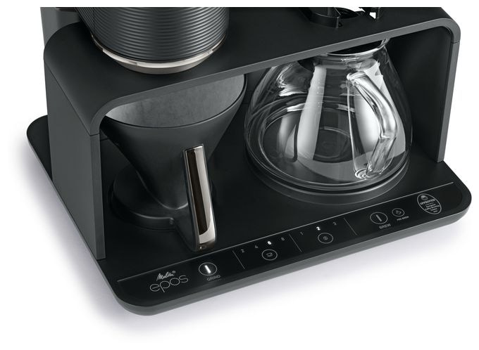 8 Tassen Filterkaffeemaschine  1024-01 Epos (Schwarz/Silber) 