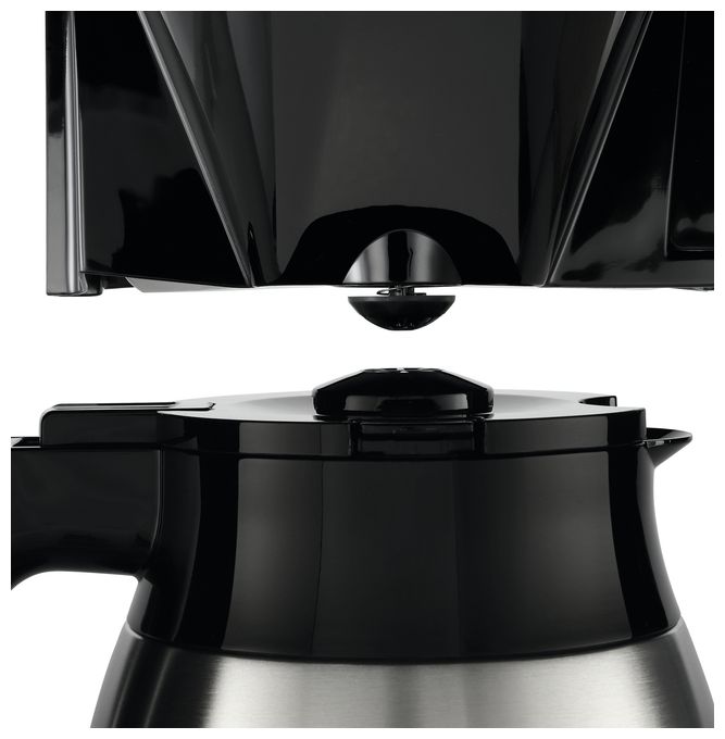 10 Tassen Thermo Filterkaffeemaschine 1,2 l  1025-16 Look V Therm Perfection (Schwarz, Silber) 