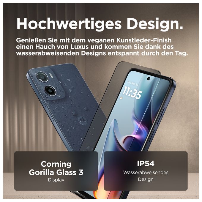 128 GB 4G Smartphone 16,9 cm (6.67 Zoll) 2,0 GHz Android 50 MP Einzelne Kamera Kamera Dual Sim WiFi 5  Moto G05 (Blau) 