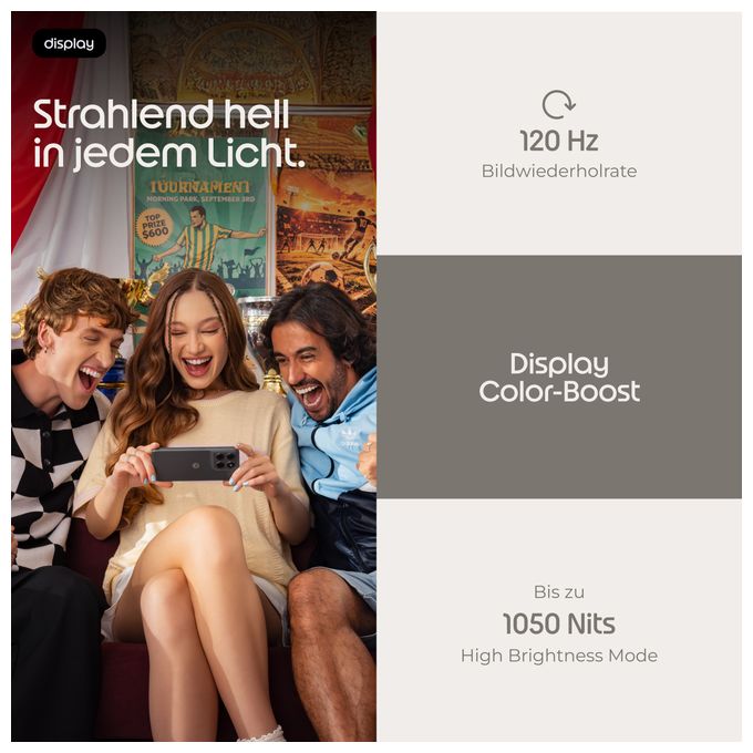 128 GB 5G Smartphone 16,9 cm (6.67 Zoll) Android 50 MP Einzelne Kamera Kamera Dual Sim WiFi 5 (PANTONE Impenetrable) Moto G37 