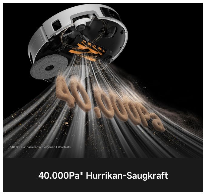 Saugroboter nass/trocken 40000 Pascal Leistung  V70 Ultra Complete (Weiß) 