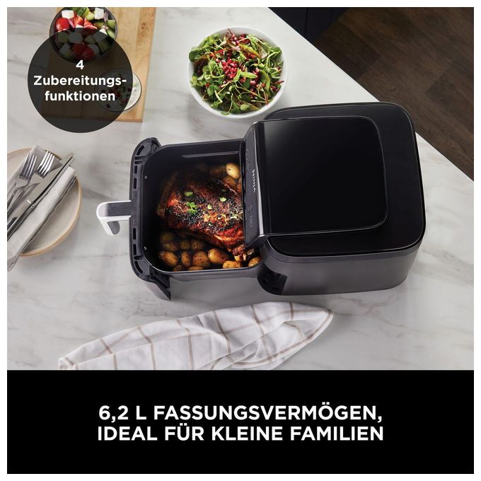 Heißluftfritteuse 6,2 l 2000 W  AF170EU (Schwarz) 