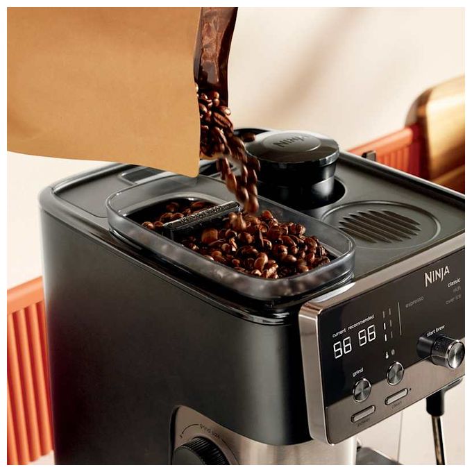 Siebträger Kaffeemaschine 1650 W  ES301EU Luxe Café Mini (Schwarz) 