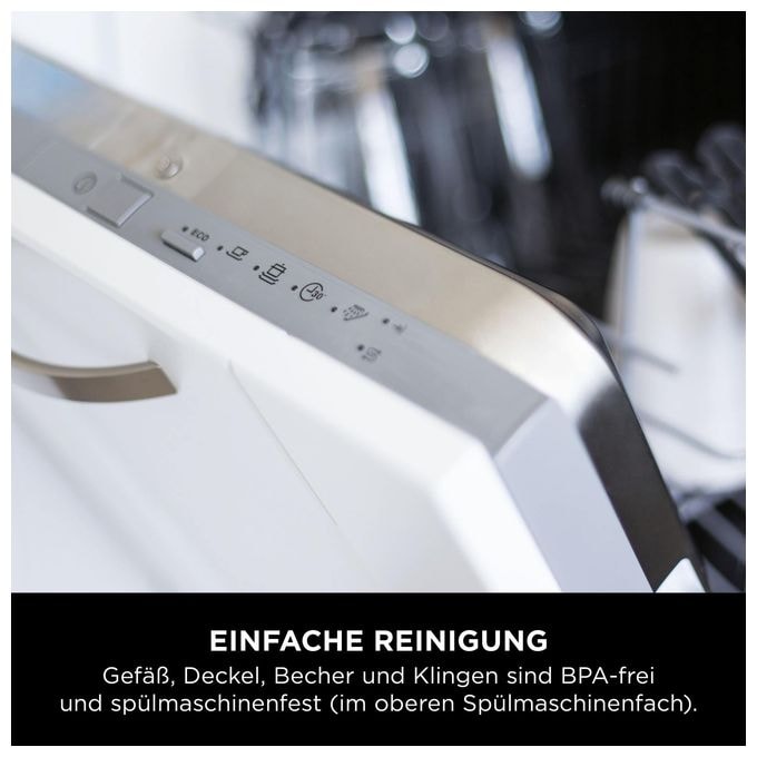 2,1 l Standmixer 10 Geschwindigkeiten 1200 W  TB301EU Detect Power Mixer Pro (Schwarz) 