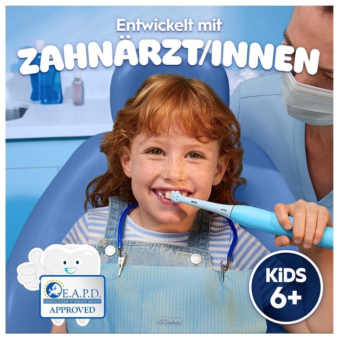 Rotierende Zahnbürste für Kinder  iO Kids 6+ Disney Stitch (Blau) 