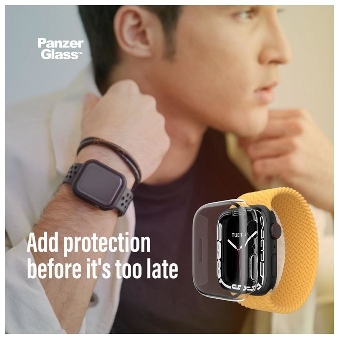 Klare Bildschirmschutzfolie gehärtetes Glas für  Apple Apple - Watch Series 4 44mm, Apple - Watch Series 5 44mm, Apple - Watch Series 6 44mm, Apple - Watch SE 44mm Kratzresistent, Schockresistent, Antibakteriell 3641 Full Body 