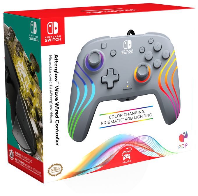 Analog / Digital Gamepad für Nintendo Switch, Nintendo Switch OLED  Afterglow Wave (Grau) 