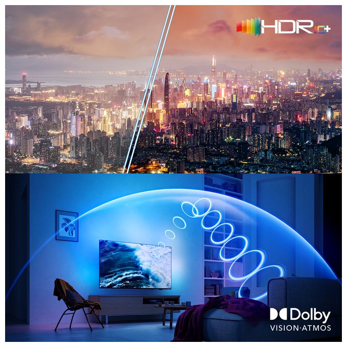OLED 139,7 cm (55 Zoll) Fernseher 4K Ultra HD VESA 300 x 300 mm  55OLED910/12 (Metallisch) 
