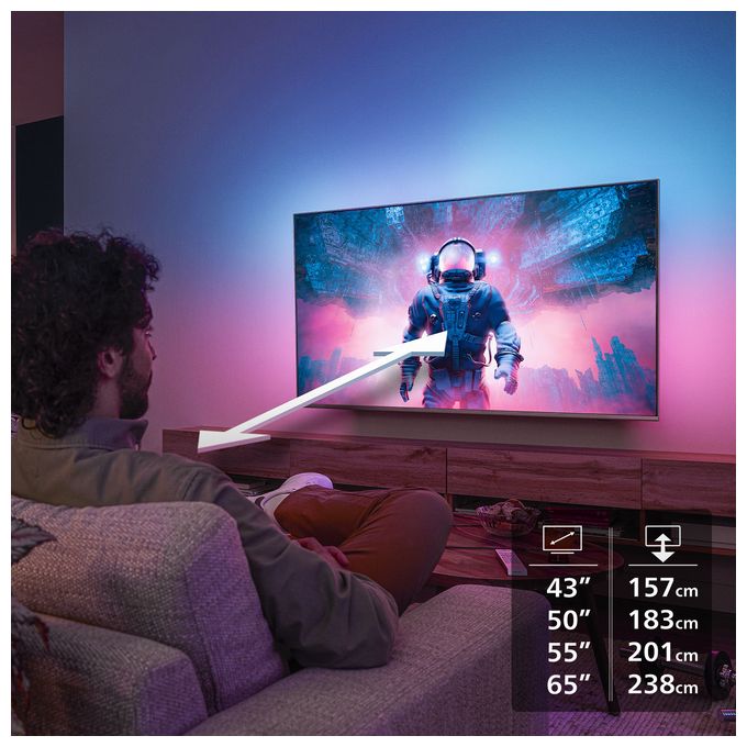 QLED 165,1 cm (65 Zoll) Fernseher 4K Ultra HD IntelliSound VESA 400 x 300 mm 65PUS8500/12 