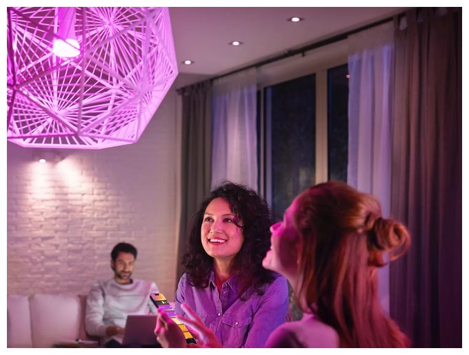 LED Set für intelligente Beleuchtung Multi AC Hue White & Color Ambiance Starter-Set: E27 A60 Doppelpack 