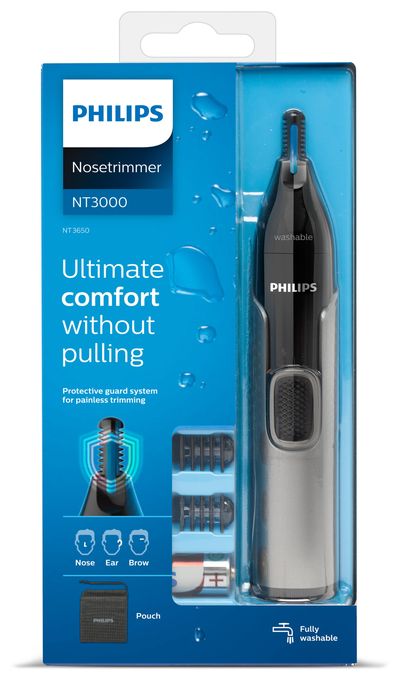 Nose trimmer series 3000 NT3650/16 Nasenhaar-, Ohrenhaar- und Augenbrauentrimmer 