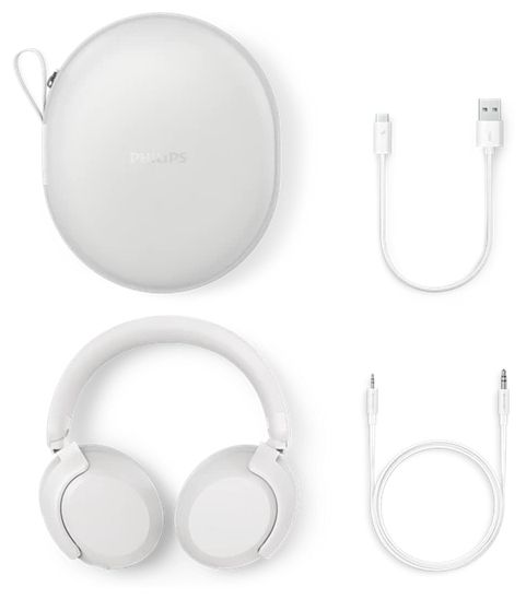 Over Ear Bluetooth Kopfhörer kabelgebunden&kabellos  TAH6000WT/00 (Weiß) 