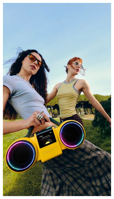 60 W Bluetooth Lautsprecher IP67 Laufzeit bis 24 h  TAMS60 The Roller (Gelb) 