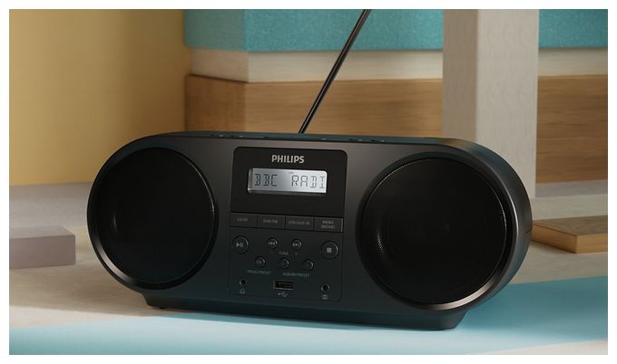 CD Payer DAB, DAB+, FM Radio  TAZ6000/10 (Schwarz) 