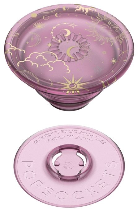 Fingerring für Universal (Malve, Durchscheinend) PopGrip PlantCore Celestial Mauve 