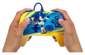 Gamepad für Nintendo Switch, Nintendo Switch OLED  Enhanced Wired Controller Sonic Boost (Mehrfarbig) 