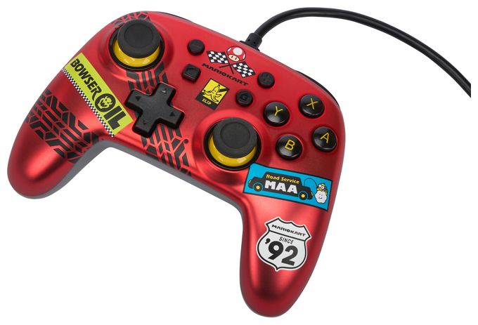 Analog Gamepad für Nintendo Switch  Nano Wired Controller Mario Kart: Racer Red (Rot) 