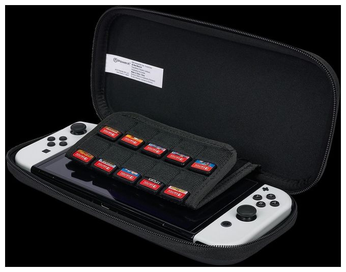 Gaming-Controllergehäuse Nintendo Switch  Slim Case (Rot, Weiß) 