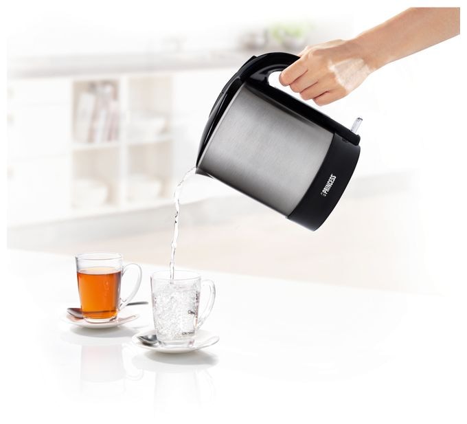 1,7 l Wasserkocher 2200 W  236039 (Schwarz, Edelstahl) 
