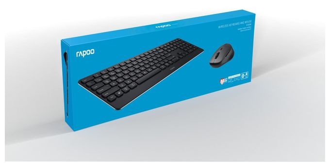 Tastatur Bluetooth 2.4 GHz  9390M (Dunkles Grau) 