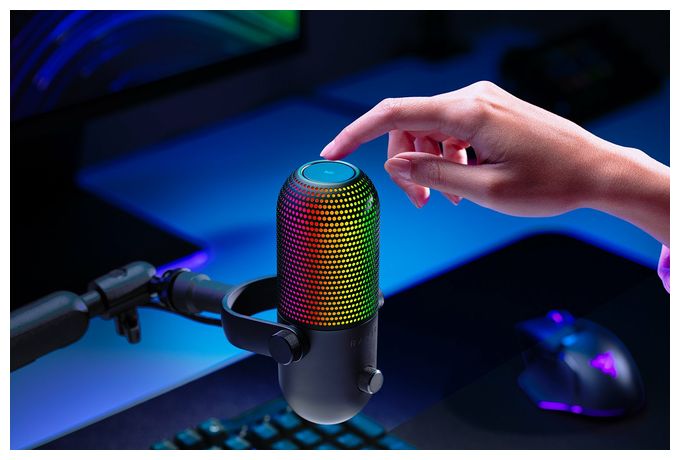 Kabelgebunden Tablet-Mikrofon 96 kHz USB  Seiren V3 Chroma (Schwarz) 