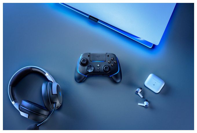 Analog / Digital Gamepad für PC, PlayStation PS5  Wolverine V2 Pro (Schwarz) 