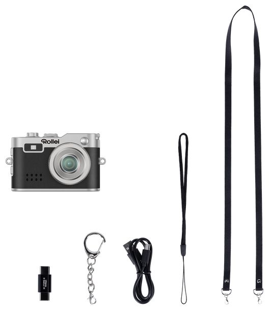 Kompaktkamera  Mini Digitalkamera (Schwarz) 