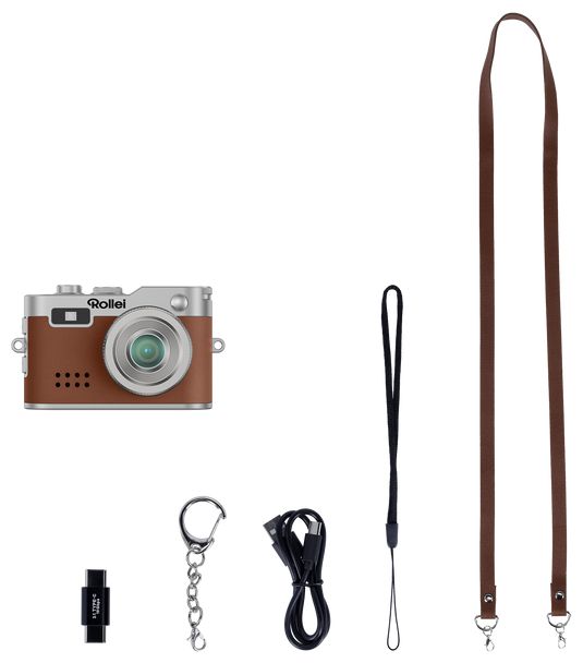 Kompaktkamera  Mini Digitalkamera (Braun) 