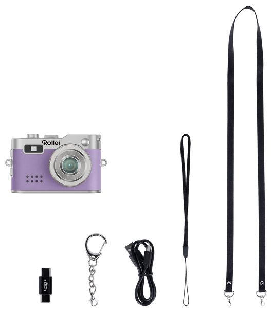 Kompaktkamera  Mini Digitalkamera (Violett) 